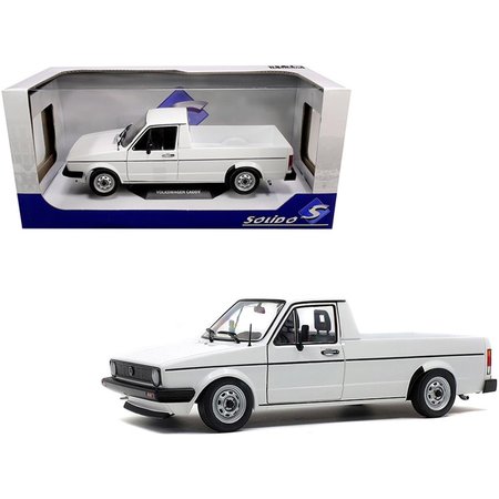 TOYS4.0 1982 Volkswagen Caddy MKI Pickup Truck White 1-18 Diecast Model Car TO1525403